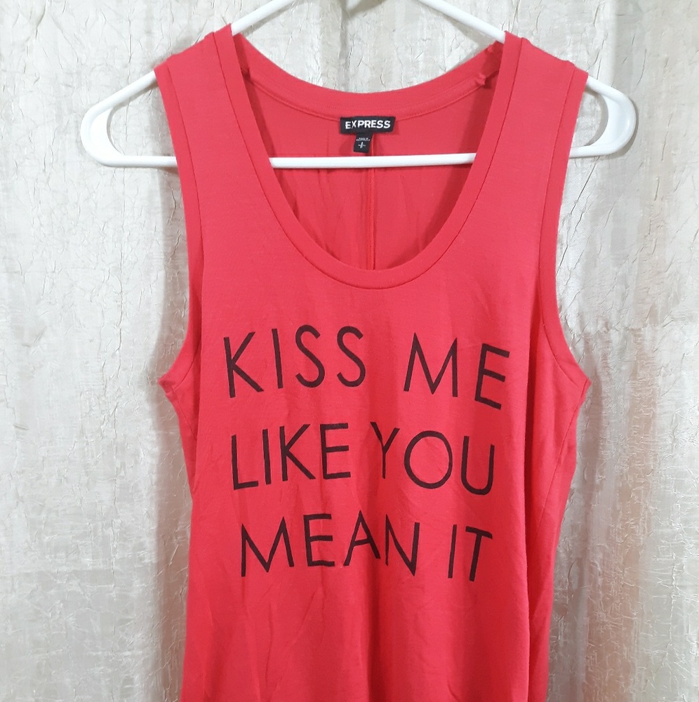 Express Small Red Tank Top